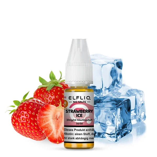 Elfbar Elfliq Liquid Ml Mg Strawberry Ice Elfa Elfliq Liquid