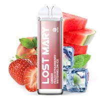 Lost Mary QM600 E-Shisha - Peach Strawberry Watermelon Ice