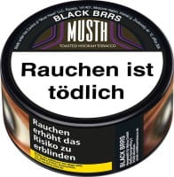 MUSTH Shisha Tabak 25g - Black Brrs