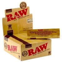 RAW Classic King Size Slim - Box (50 Stück a 32 Blättchen)