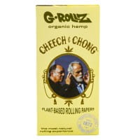 G-Rollz Cheech & Chong Classic - Organic Hemp Extra Thin - 50 Papers & Tips - Box (16 Stück)